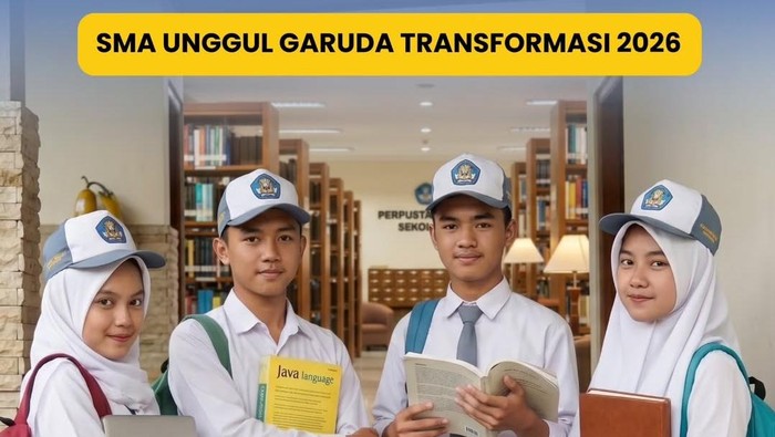 Daftar 30 SMA Unggul Garuda Transformasi 2026.