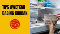 Infografis: Tips Simpan Daging Kurban Biar Awet Hingga Berbulan-bulan