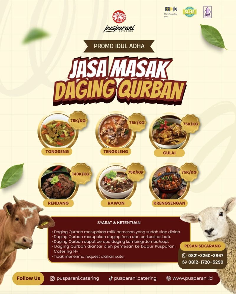 Jasa masak daging kurban