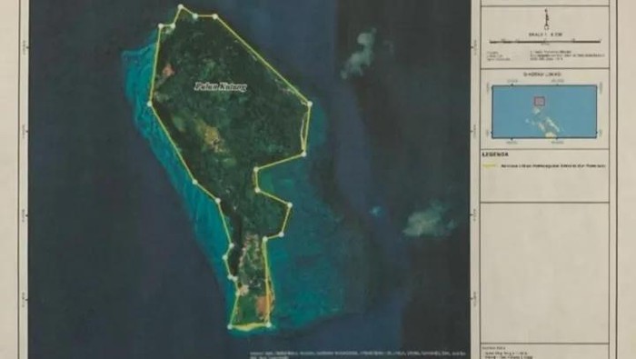 Keterangan Foto:
-Tangkapan Layar penjualan Pulau Katang, Lingga, Kepri di media sosial. (Istimewa)