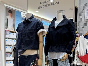 Kolaborasi Uniqlo x ESMOD Jakarta Ubah Baju Tak Terpakai Jadi Busana Unik