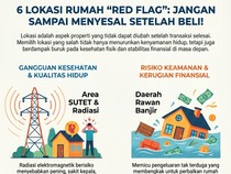 6 Lokasi Rumah Red Flag, Nomor 4 Bikin Repot Saat Hujan