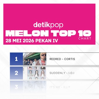 I.O.I Suddenly Bayang-bayangi REDRED Cortis di Chart Melon Top 100