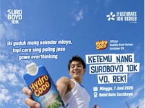 Ketemu nang Suroboyo 10K, Rek! Usir Penat Bareng Hydro Coco!