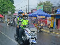 Jalur Lembang Dijaga Police Ranger Saat Libur Panjang Akhir Pekan