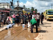 Satu Keluarga di Muaro Jambi Tewas Terlindas Truk Usai Tabrak Mobil