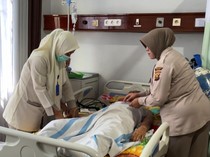 Polisi yang Ditusuk Bandar Narkoba di OKU Sudah Membaik