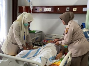 Polisi yang Ditusuk Bandar Narkoba di OKU Sudah Membaik
