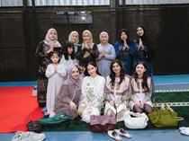 Salat Idul Adha Keluarga Andara Tanpa Raffi Ahmad