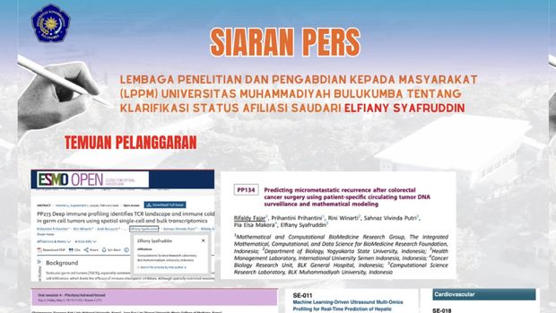 Rilis UMB atas kasus dugaan riset palsu