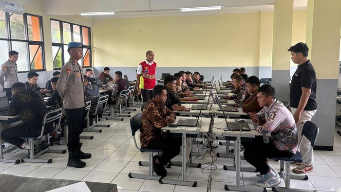 Seleksi rekrutmen Polri di Polda Jabar