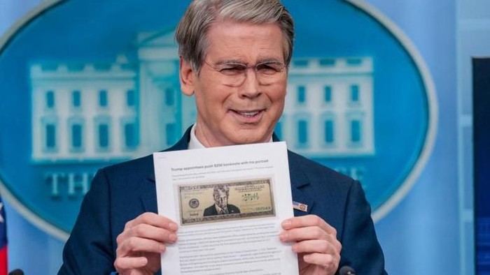 AS siap cetak uang kertas US$250 yang menampilkan wajah Trump