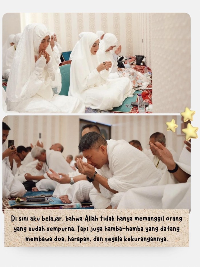 Tangis Ashanty dan Anang Hermansyah saat Jalani Ibadah Haji