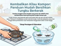 Tungku Kompor Berkerak dan Gosong? Ini Cara Mudah Bersihkannya