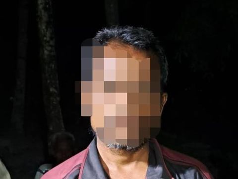 Dominggus Tamelab, pelaku penganiayaan dan menggantung tantenya di Desa Timau, Kecamatan Amfoang Barat Laut, Kabupaten Kupang, NTT, Kamis (28/5/2026), saat diamankan polisi. (Dok. Polres Kupang). Dominggus Tamelab, pelaku penganiayaan dan menggantung tantenya di Desa Timau, Kecamatan Amfoang Barat Laut, Kabupaten Kupang, NTT, Kamis (28/5/2026), saat diamankan polisi. (Dok. Polres Kupang).