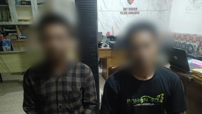 Dua pelaku diamankan polisi usai membacok pria di Muba