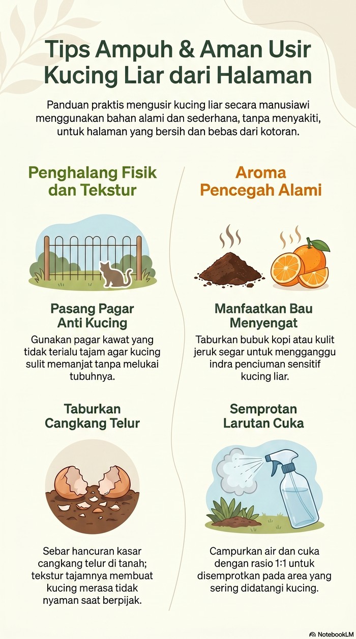 Ilustrasi foto kucing liar.