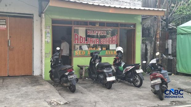 Kondisi Warteg di Kawasan Senen, Jakarta Pusat, Jumat (29/5/2026). (CNBC Indonesia/Chandra Dwi)