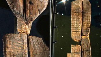 Patung Aneh Berusia 12.000 Tahun dari Rusia Ini, yang Ditutupi dengan Simbol-Simbol Tak Dikenal, Adalah Patung Kayu Tertua di Dunia Foto: Boredpanda