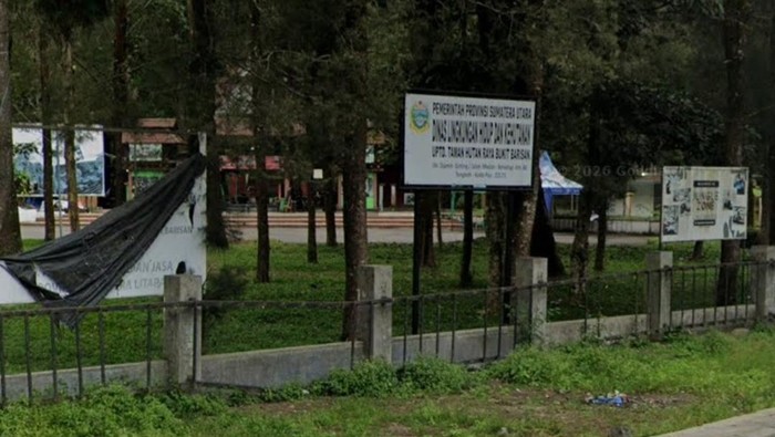 Lokasi Kantor UPTD Tahura Bukit Barisan di Kabupaten Karo. (dok. Google Maps)