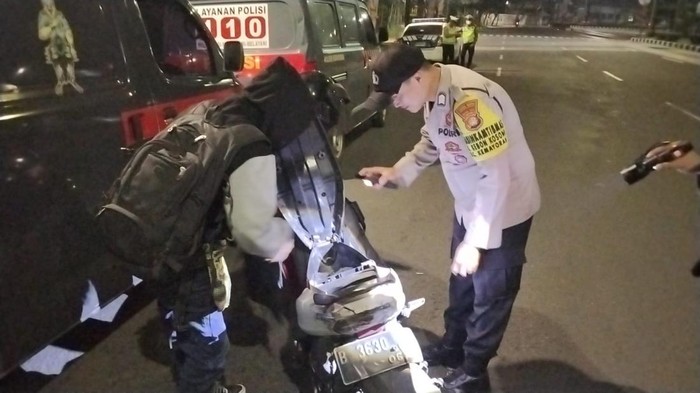 Polisi gelar patroli dini hari di Jakarta Pusat (dok.istimewa)