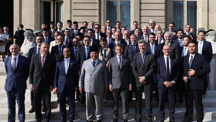 Prabowo dan Macron hadiri peluncuran France–Indonesia High Level Business Council.