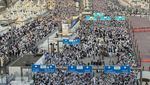 Ribuan Jemaah Haji Berbondong Tinggalkan Mina