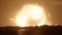 Roket Raksasa Blue Origin Meledak Jadi Bola Api, Langit Florida Membara