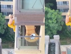 Viral Video Tragis Pria Jatuh dari Ketinggian, Penyebabnya Jadi Perdebatan