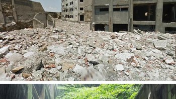 Hashima Island atau Pulau Hashima di Jepang pernah menjadi permukiman padat yang dibangun untuk para penambang batu bara dan keluarganya. Pulau ini menjadi simbol pesatnya industrialisasi Jepang pada abad ke-20. Namun, ketika tambang batu bara bawah laut ditutup pada 1974, seluruh penduduk meninggalkannya. Kini, situs yang telah diakui sebagai Warisan Dunia UNESCO itu berubah menjadi kota hantu di tengah laut. Semprotan air asin mengikis bangunan beton, tanaman liar tumbuh di atap, dan burung laut menjadikan gedung-gedung kosong sebagai tempat bersarang. Foto: Boredpanda