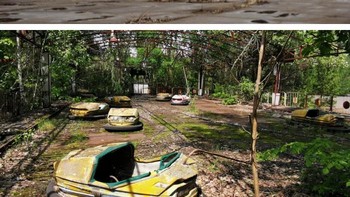 Pripyat Amusement Park dibangun untuk warga yang bekerja di Pembangkit Listrik Tenaga Nuklir Chernobyl dan dijadwalkan dibuka pada Mei 1986. Namun, taman hiburan ini ditinggalkan bahkan sebelum peresmian setelah bencana nuklir Chernobyl memaksa evakuasi massal. Hampir 40 tahun kemudian, lokasi tersebut tetap terbengkalai. Bianglala ikonik dan berbagai wahana masih berdiri, tetapi kini dikelilingi rumput liar, pepohonan, dan satwa yang bebas berkeliaran. Alam perlahan mengubah taman hiburan ini menjadi simbol sunyi dari salah satu tragedi terbesar dunia. Foto: Boredpanda