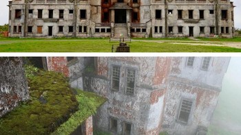 Bokor Hill Station adalah resor pegunungan era kolonial Prancis yang dibangun di puncak Gunung Bokor, Kamboja. Tempat ini pernah menjadi destinasi elite lengkap dengan hotel, kasino, bahkan dikunjungi kalangan bangsawan. Namun, perang dan konflik membuatnya ditinggalkan dua kali, terakhir pada 1972. Kini, bangunan-bangunan yang tersisa perlahan dikuasai alam. Kabut tebal dan vegetasi liar menyelimuti reruntuhan, menciptakan suasana misterius yang memikat. Foto: Boredpanda