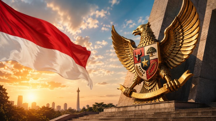 Ilustrasi merayakan Hari Lahir Pancasila.