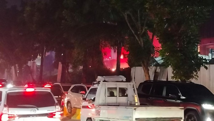Kebakaran di Palembang Indah Mall