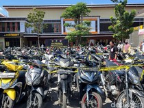 Gudang Simpan 135 Motor Ilegal Digerebek, Pemilik Bisa Ambil di Kantor Polisi