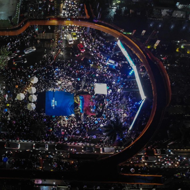 Ribuan Warga Padati Car Free Night Istimewa di Cibinong