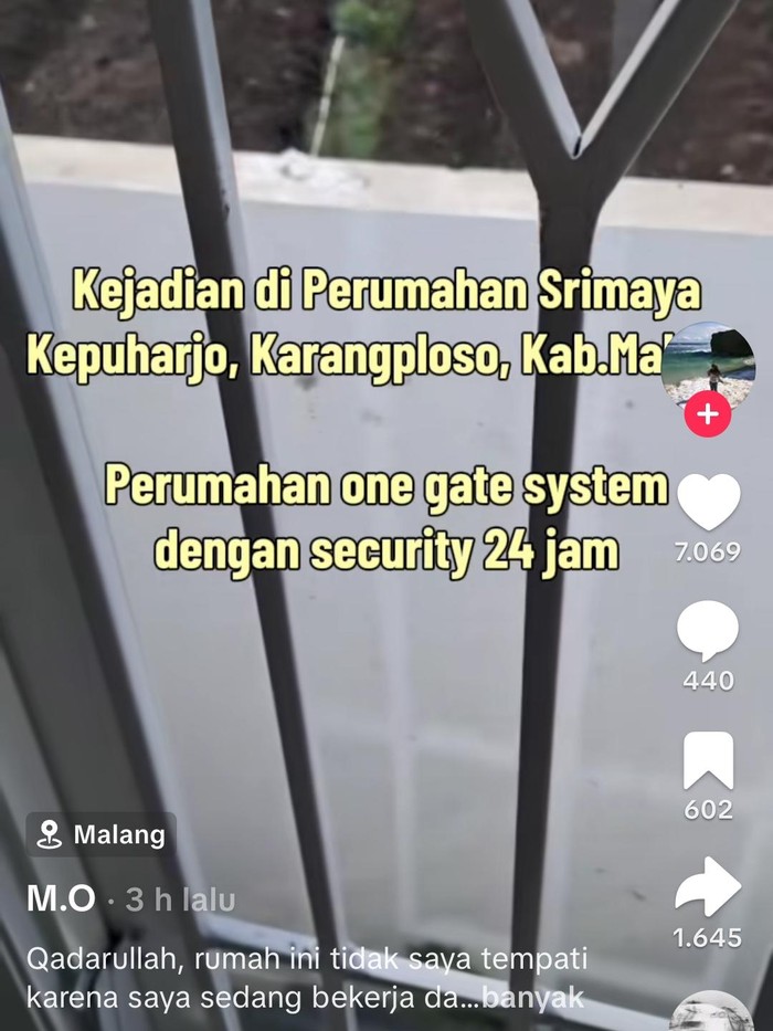Rumah Kosong di Perumahan Elit Malang Dibobol Maling, Isi Kamar Mandi Hingga Dapur Ludes Dipreteli