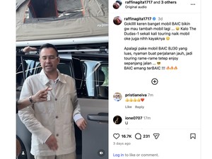 Lirik SUV BAIC BJ30 Hybrid, Raffi Ahmad Kagum Sama Tenaga Mesinnya