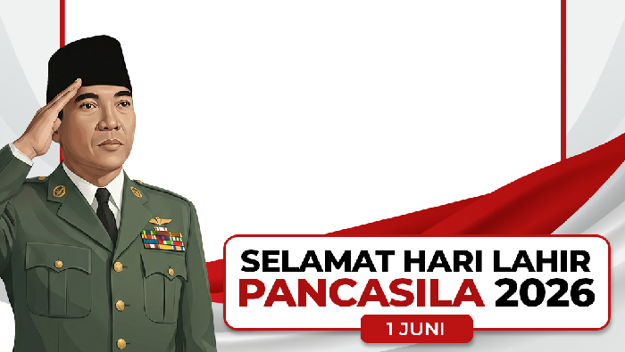 Twibbon Hari Lahir Pancasila 2026.