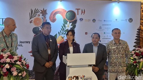 Wamenpar Ni Luh Puspa di penutupan BBTF 2026 di Nusa Dua, Sabtu (30/5/2026).