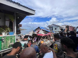 Sejumlah Potongan Tubuh Diduga Korban Ledakan Bom Biak Numfor Ditemukan