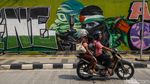 Dinding Jakarta Utara Bersuara untuk Palestina