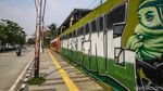 Dinding Jakarta Utara Bersuara untuk Palestina