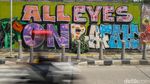 Dinding Jakarta Utara Bersuara untuk Palestina