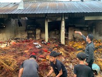 Gudang Dupa di Marga Tabanan Terbakar, Kerugian Ditaksir Rp 400 Juta
