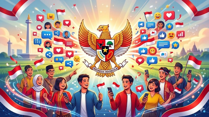 Ilustrasi ucapan Hari Lahir Pancasila untuk status medsos!
