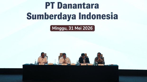 Konferensi Pers kesiapan operasional PT Danantara Sumberdaya Indonesia di Wisma Danantara, Jakarta, Minggu (31/5/2026). (*REUTERS/Ajeng Dinar Ulfiana) Konferensi Pers kesiapan operasional PT Danantara Sumberdaya Indonesia di Wisma Danantara, Jakarta, Minggu (31/5/2026). (*REUTERS/Ajeng Dinar Ulfiana)