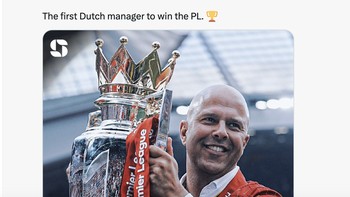 Dia juga menjadi salah satu dari sedikit pelatih yang menang liga di musim pertama melatih. Foto: X.com