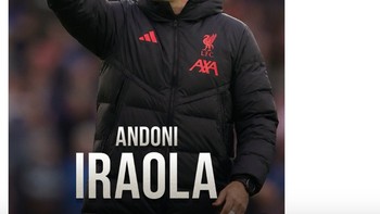 Sosok Andoni Iraola disebut akan menggantikan Slot. Foto: X.com