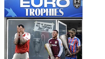 Arsenal gagal mewujudkan treble winner Inggris di Eropa. Foto: X.com